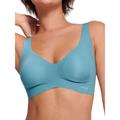 Sloggi Womens ZERO Feel Bralette - Blue Polyamide - Size Small