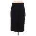 INC International Concepts Casual Skirt: Black Solid Bottoms - Women's Size 10