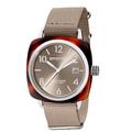 Briston Unisex-Erwachsene Quarz Uhr mit Edelstahl Armband 23240.SA.T.30.NT