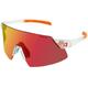 Bobster Cadence Sunglasses Matte Clear/Orange Frame w/ Smoke Black Red Revo/Yellow/Clear Lenses BCAD01