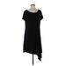 Leota Casual Dress - Shift: Black Print Dresses - Women's Size Small