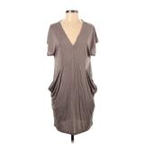 RACHEL Rachel Roy Casual Dress - Popover: Gray Dresses - Women's Size Small