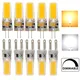 Ampoules LED COB G4 G9 à intensité variable 12V 220V Volt 3W 6W Remplacement de la lampe 40W