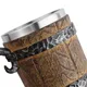 Chope à bière en bois de style viking gobelet à café unique gobelet à boire standard accessoires