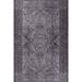 Indigo 123 x 82 x 0.4 in Area Rug - Williston Forge Jazuri Area Rug w/ Non-Slip Backing Polyester/Cotton | 123 H x 82 W x 0.4 D in | Wayfair