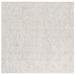 Gray/White 72 x 72 x 0.375 in Area Rug - Foundry Select Suhayl Area Rug Cotton/Wool | 72 H x 72 W x 0.375 D in | Wayfair