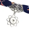 Hot Fashion Hollow stars scarf pendant Flower/Snowflake/Leaf pendant for Scarves scarf fit 18MM snap