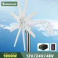 Wind Turbine Generator 1000w 1kw Horizontal 24V 12V Strong Power Magnetic Dynamo Free Energy 220v