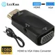 LccKaa HDMI-compatible to VGA Adapter HD 1080P HDMI to VGA Audio Video Converter For PC Laptop TV