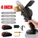 Mini Chainsaw 4 Inch Cordless Chainsaw with 2 Battery Powered Chainsaw Hand Chainsaw for Yard