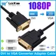 LccKaa HD 1080P DVI to VGA Adapter Cable DVI to VGA Converter Cable DVI 24+1 Video Converter for