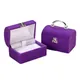Square Gift Box Velvet Bear Rings Case Women Earrings Rings Luxury Jewelry Packaging Display Make up