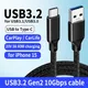 Type-C Data Cable USB 3.2 A to C Male Suitable for iPhone 15 Mobile SSD Hard Drive Case GEN2