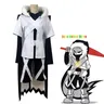 Anime Spiel Under tale Xtale Cross Sans Cosplay Kostüm weißen Umhang Cape bekämpft Uniform