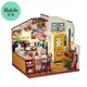 Rolife DIY Mini Dollhouse Model Kits Homey Kitchen DIY Dollhouse Kids Miniature Fantasy Doll House