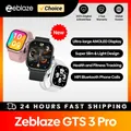 Nuovo Zeblaze GTS 3 Pro chiamata vocale Smart Watch Ultra-big HD AMOLED Screen salute e Fitness