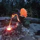 Precision Casting Fire-breathing Dragon Sculpture Waterscape Resin Fountain Majestic Dragon