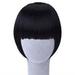 Leadrop Pretty Girl\ s Clip on/in Neat Bangs Straight Fake Bob Style Fringe Hairpiece