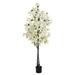 Silk Plant Nearly Natural 6 Bougainvillea Artificial Tree - White