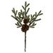 Silk Plant Nearly Natural 19 Pine & Pinecone Artificial Flower Bundle (Set of 12))