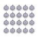 100PCS 25mm Time Gemstone Pendant Alloy Round Bottom Pendant lloy Round Pendant Trays Charms DIY Jewelry Making Accessories Ancient Silver