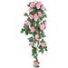 Artificial Wall Hanging False Flower Vine Living Room Wall Decoration Green Ceiling Indoor Pipe Wall Hanging Flower Art