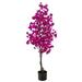 Silk Plant Nearly Natural 4 Bougainvillea Artificial Tree - Purple