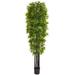 Silk Plant Nearly Natural 7 Bamboo Artificial Tree with Black Trunks UV Resistant (Indoor/Outdoor)