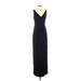 Adrianna Papell Casual Dress - Maxi: Black Dresses - Women's Size 2