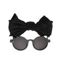 Kids Sunglasses Set UV Protection Bear Cat Unbreakable Sunglasses and Headband for Girls Boys