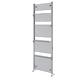 Jesse Bathroom Ladder Heated Towel Rail With Hangars Central Heating 1800 x 600- Chrome