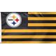 Pittsburgh Steelers NFL American Flag 3 foot by 5 Foot
