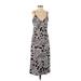 Adam Lippes Collective Casual Dress - Slip dress: Brown Graphic Dresses - Women's Size 0