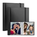 6 x 8 Photo Albums - Each Large Format Photo Album Holds Up to 64 6x8 Photos in Clear Pockets, Photo Album with Elastic (2)
