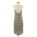 Michael Stars Casual Dress - Sheath High Neck Sleeveless: Silver Dresses