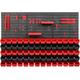 WALL MOUNTED TOOL PEG BOARD SET GARAGE STORAGE BINS WORKSHOP RACK SHED ORGANISER 50 MODELS VARIOUS SHAPES AND LAYOUTS SMALL MEDIUM LARGE (Model 16)