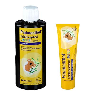 Pinimenthol® Erkältungs-Set Kinder (Balsam + Bad) 1 St Set Image
