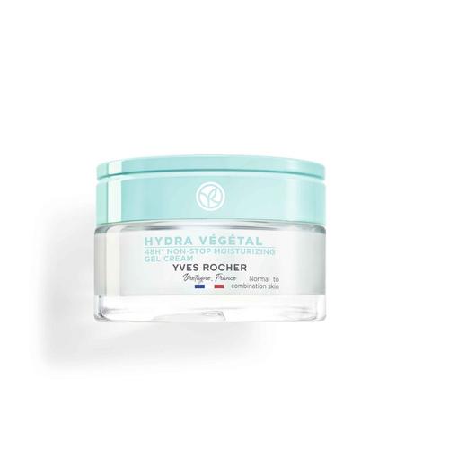 Yves Rocher – HYDRA VÉGÉTAL Gel-Creme Non-Stop Feuchtigkeit 48H Gesichtscreme 50 ml Damen