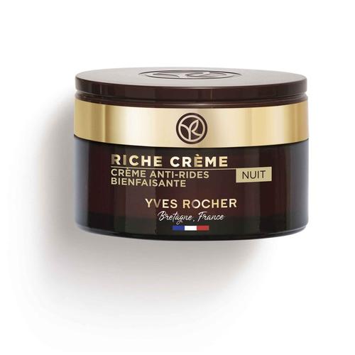 Yves Rocher – RICHE CRÈME Antifalten Verwöhn-Nachtpflege Gesichtscreme 50 ml Damen