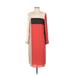 BCBGMAXAZRIA Casual Dress - Shift: Tan Color Block Dresses - Women's Size X-Small