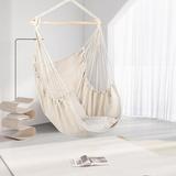 Sand & Stable™ Tabitha Portable Chair Hammock Cotton in Gray | 49.6 H x 31.56 W x 35.43 D in | Wayfair C365203B5E5B47C181EAD08124677D48