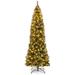 The Holiday Aisle® 8' Lighted Artificial Christmas Tree, Metal in White | Wayfair A3B8FB7F0BF34388A959E5D6C364A1D0