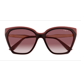 Female s horn Red Purple Metal,Plastic Prescription sunglasses - Eyebuydirect s Vogue Eyewear VO5521S