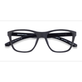 Unisex s square Matte Black Plastic Prescription eyeglasses - Eyebuydirect s ARNETTE A.T.