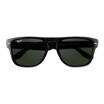 Unisex s square Black Plastic Prescription sunglasses - Eyebuydirect s Ray-Ban RB4407