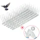 10M/5M Bird Spikes with Stainless Steel Base Bird Repellent Spikes Arrow Pigeon Spikes Fence Kit