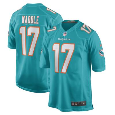 Nike Jaylen Waddle Aqua Miami Dolphins Spielertrikot für Herren Image