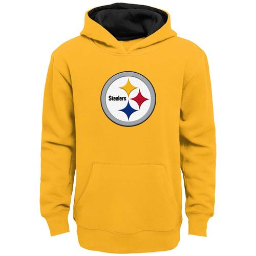 Goldfarbener Jugend-Pullover-Hoodie der Pittsburgh Steelers Prime