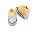 QYFLYXUENew Spring Baby Shoes Hand Woven Baby Shoes Crochet baby shoes handmade Baby Crochet Bootie