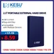 KESU HDD 2.5 usb Portable External hard drive 2tb 1TB removable storage memory device hard drive